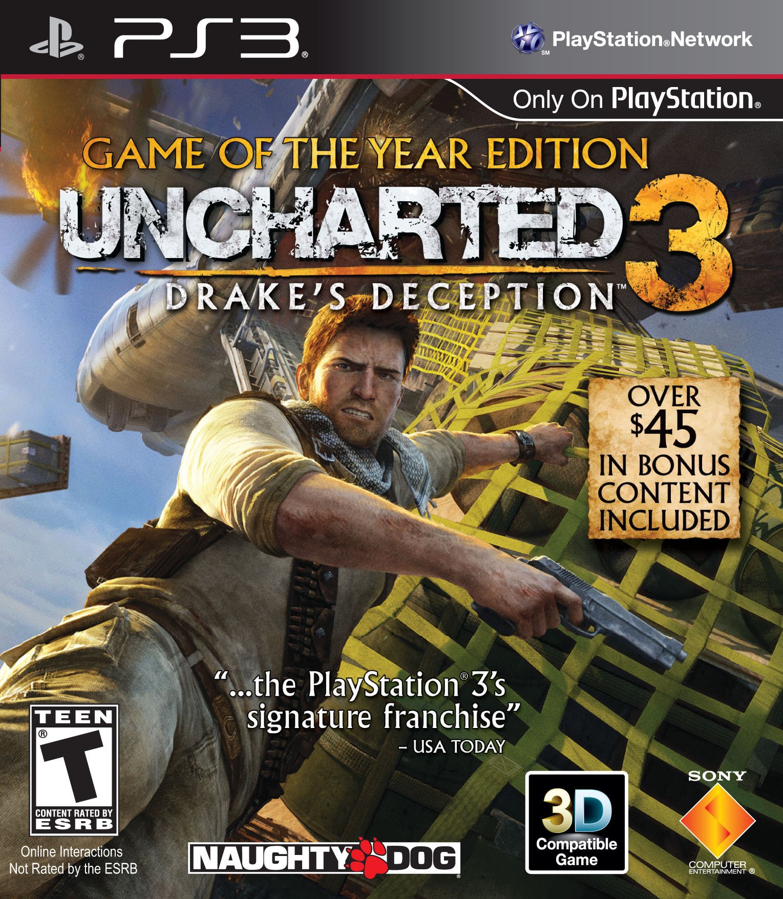 Uncharted 3 Game of the Year Edition Release Date (PS3)
