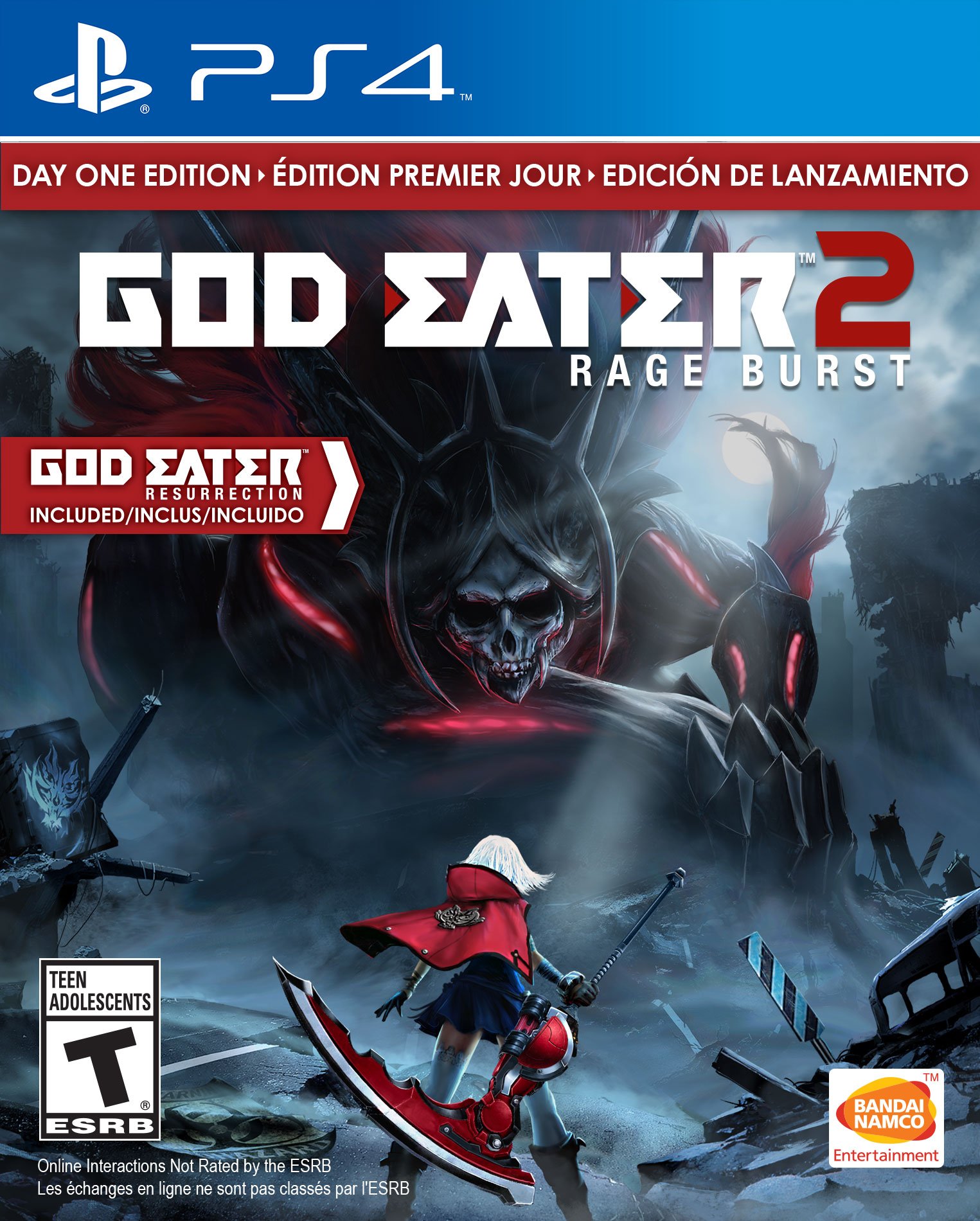 Kết quả hình ảnh cho God Eater 2 Rage Burst- cover ps4