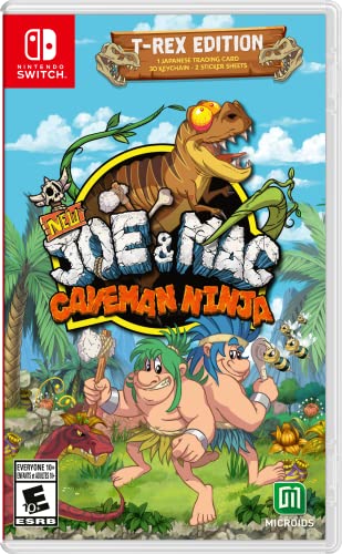 New Joe and Mac: Caveman Ninja T-Rex Edition